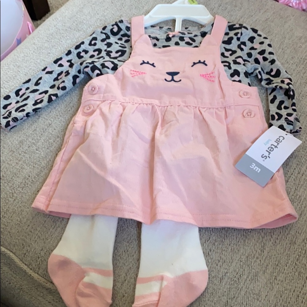 Carter’s 3 month dress with tights